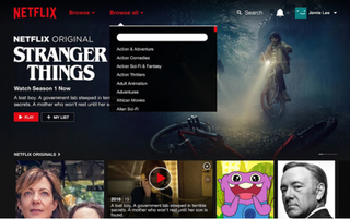 Así es la extensión Better Browse para Netflix.